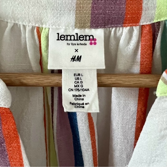 📌 SOLD lemlem x H&M Kaftan Caftan Dress Women’s Large RARE - Picture 13 of 15